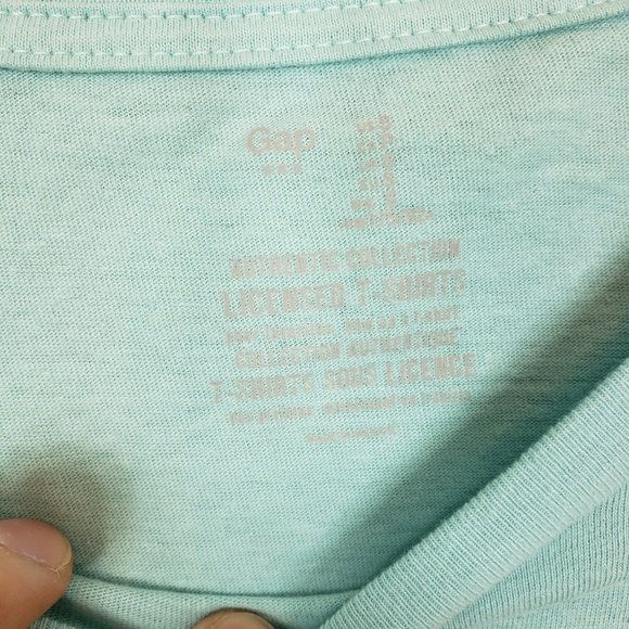 Jaws Horror Movie Logo Gap Small Shirt - Picture 3 of 5